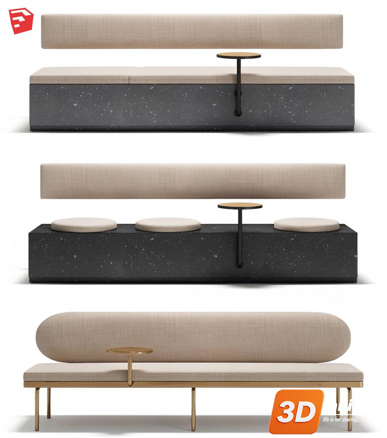 Cafe Furniture Skp Files 